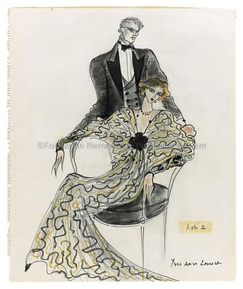 yves saint laurent dessins|yves saint laurent âge.